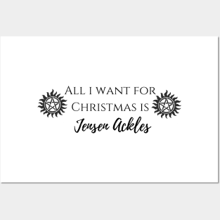 all i want for Christmas is Jensen Ackles Posters and Art